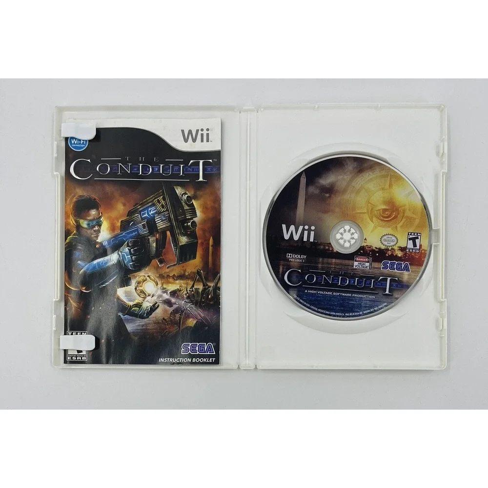 The Conduit Nintendo Wii Sega Shooter Game 2008 Complete with Manual Booklet‎